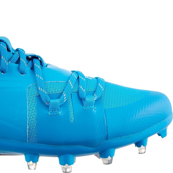 NEW: Men's UA C1N MC Blue Football Cleats … - Picture 5 of 10